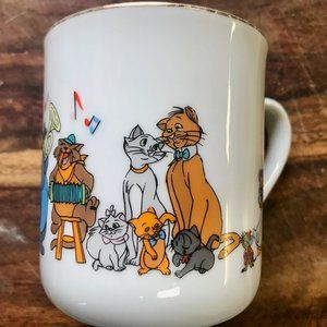 Pair of Walt Disney Productions porcelain mugs